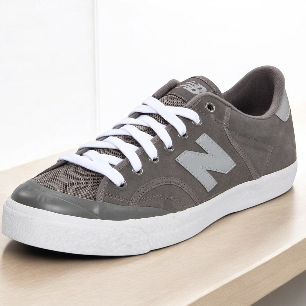NEW NB New Balance Men's Pro Court Suede Gray/Greige colored Sneaker Men’s Sz 12
